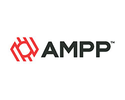 The colored logo for AMPP